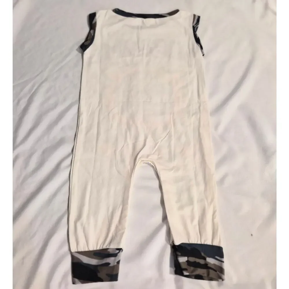 Sublime What I Got Sun Camo Trim Graphic Baby Romper Jumpsuit 86 12-18M - Picture 5 of 8
